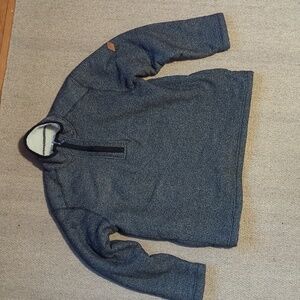 Youth Orvis fleece lined quarter zip pullover size Large see measurements